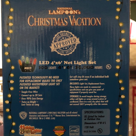 NIB Christmas Net Light Set, retail $42 - Picture 3 of 4